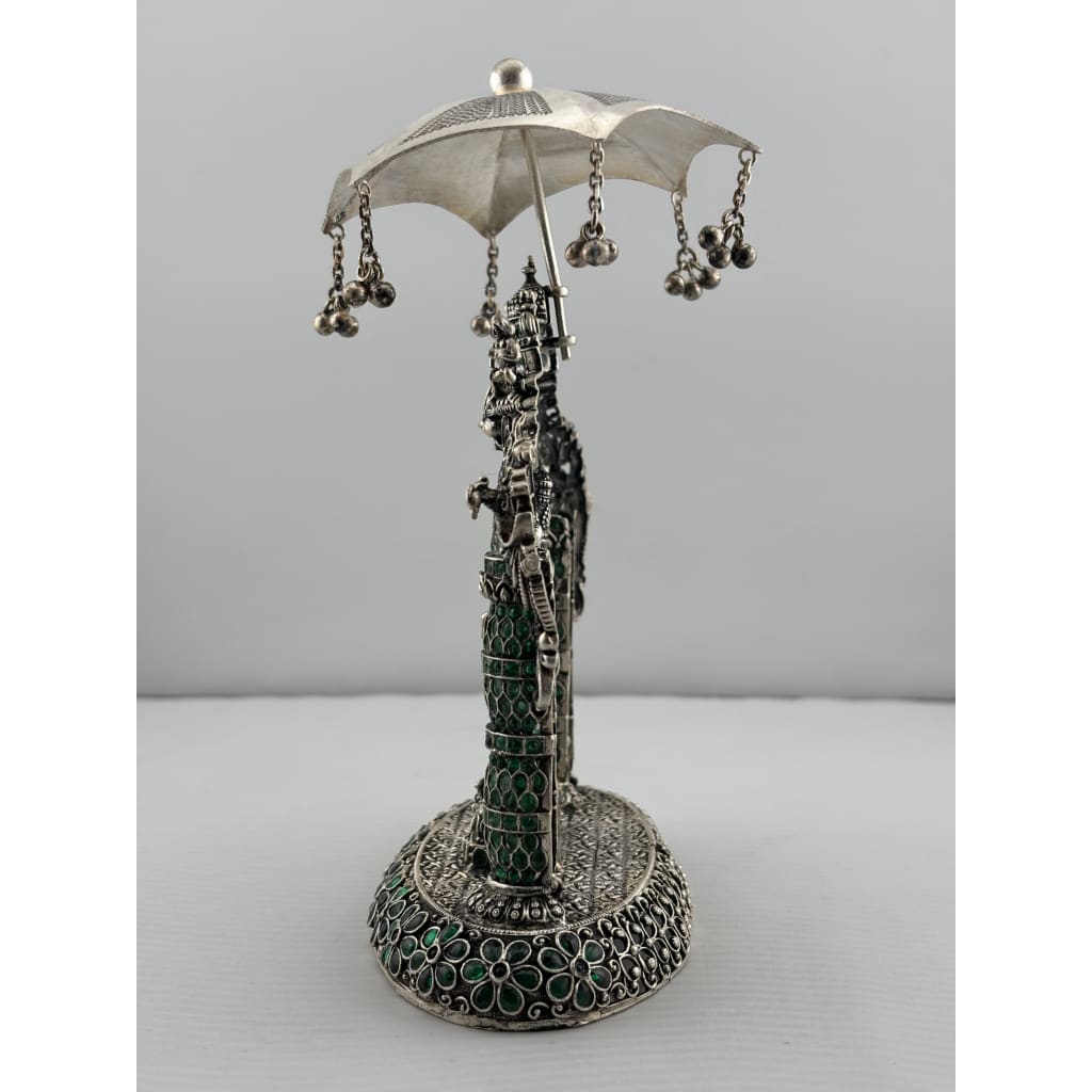 Oxisidised Heavy Silver Balaji Idol