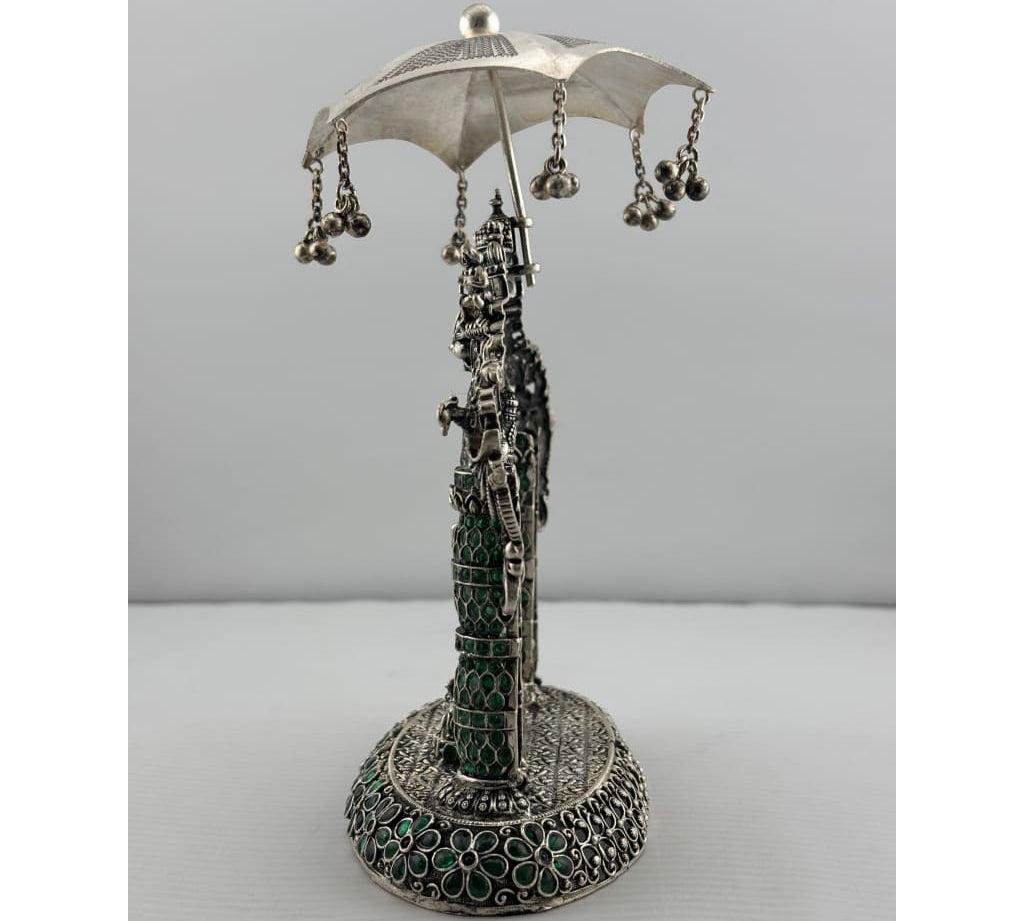 Oxisidised Heavy Silver Balaji Idol