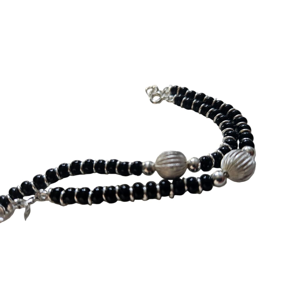 Pearl Sterling Silver Adjustable Nazariya Bracelet for Kids (0 – 1 years)