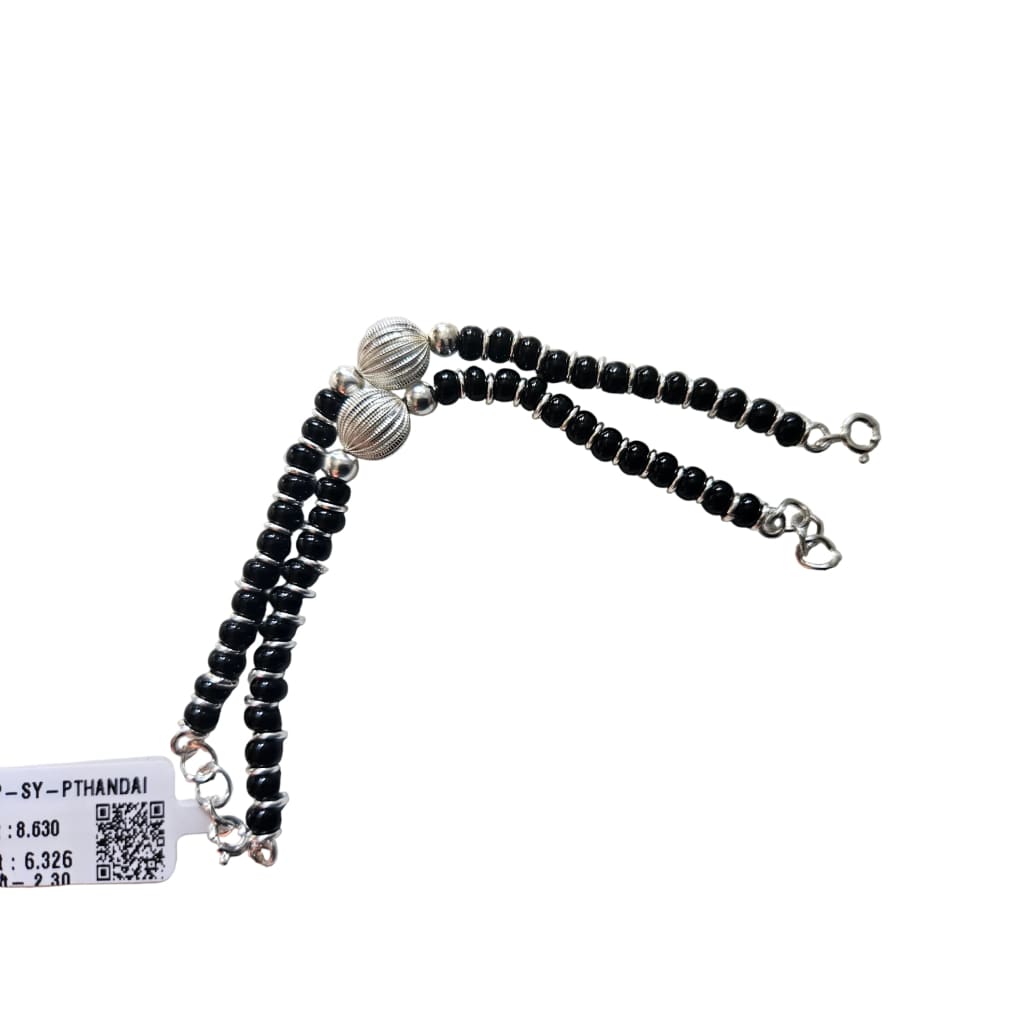 Pearl Sterling Silver Adjustable Nazariya Bracelet for Kids (0 – 1 years)
