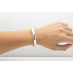 Plain Silver Kada – 925 Sterling Silver Bracelet Smooth Polished Minimal Bangle