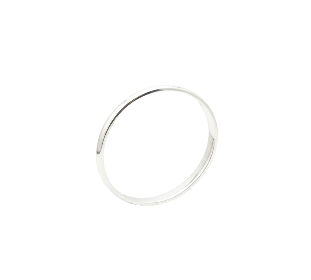 Plain Silver Kada – 925 Sterling Silver Bracelet Smooth