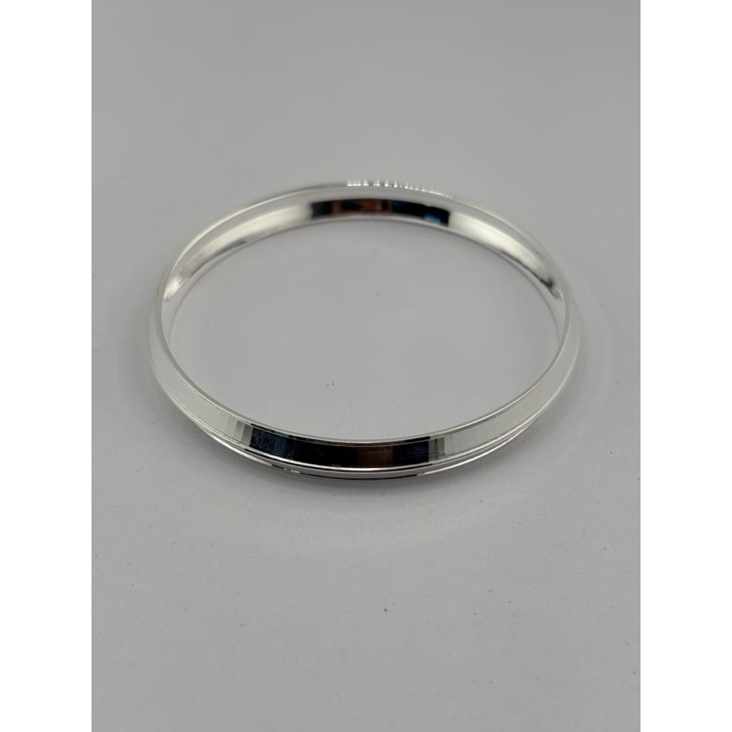 Plain Silver Kada – view 2