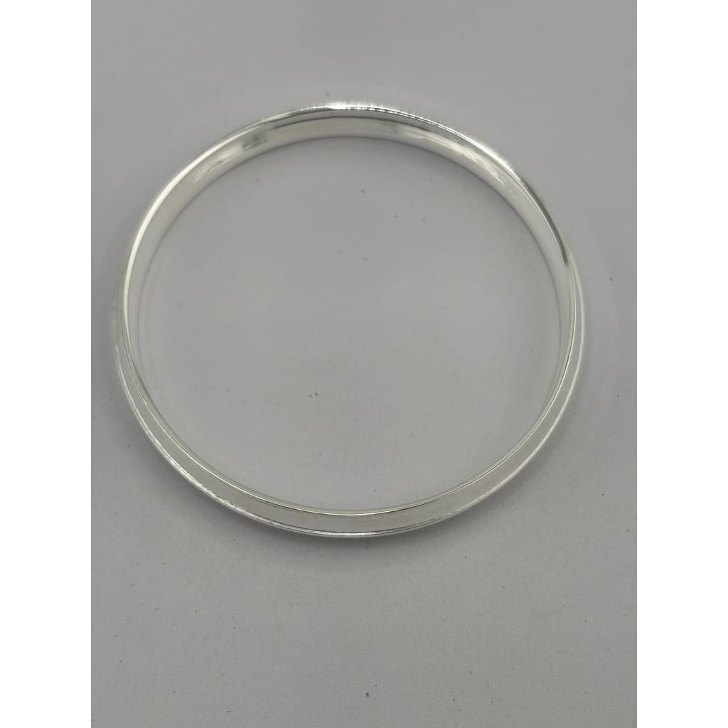 Plain Silver Kada – view 3