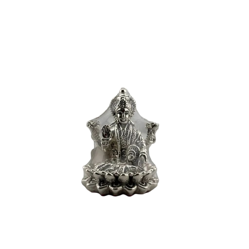 Pure Silver (99.9 % purity)Goddess Lakshmi Idol Design 2