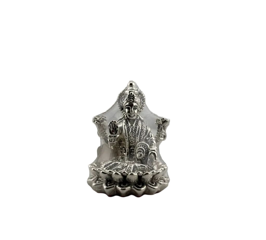Pure Silver (99.9 % purity)Goddess Lakshmi Idol Design 2