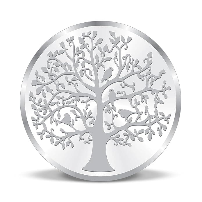 Pure Silver Coin 99.9% Fine Silver Tree of Life Coin – 10g