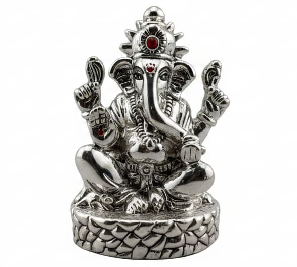 Pure Silver Ganesha Idol 22gm – Divine Ganpati Murti
