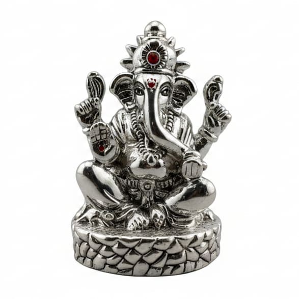Pure Silver Ganesha Idol 22gm – Divine Ganpati Murti