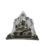 Pure Silver Lord Ganesha (99.99% purity) Idol on Decorative