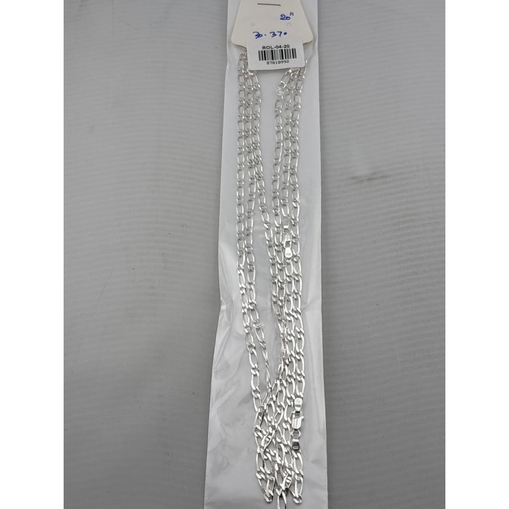 Rolo Silver Chain in 925 Sterling Silver | Round Link Belcher Chain Necklace