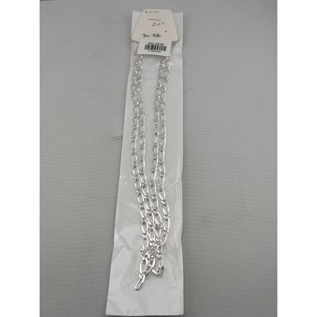 Rolo Silver Chain in 925 Sterling Silver | Round Link Belcher Chain Necklace