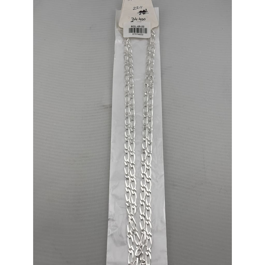 Rolo Silver Chain in 925 Sterling Silver | Round Link