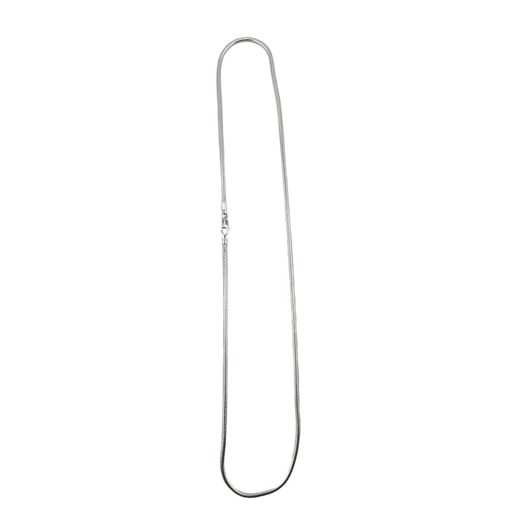 Round Snake Silver Chain 925 Sterling Silver (20 Inch, 16g)