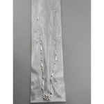 Ruby Touch Bar Silver Anklet – 99.9% Pure Silver – Adjustable – 16g