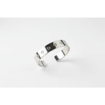Screw Motif Silver Kada – 925 Sterling Silver Bracelet Minimal Screw Design Bangle