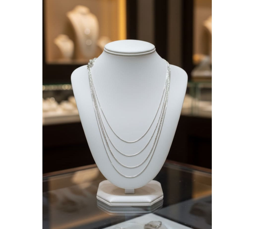 Shiny Cut Snake Chain 925 Sterling