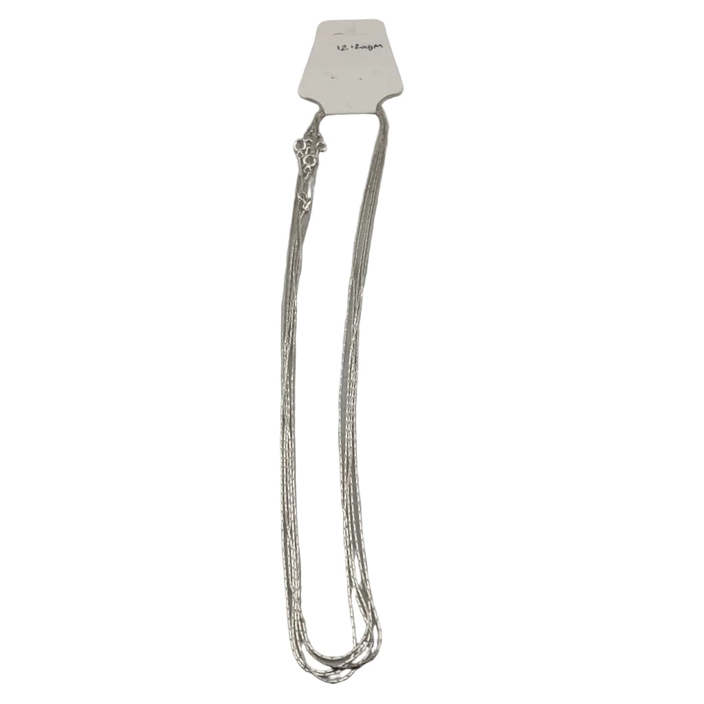 Shiny Cut Snake Chain 925 Sterling | Reflective Silver