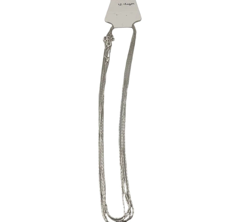 Shiny Cut Snake Chain 925 Sterling | Reflective Silver