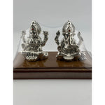 Silver 99.9% pure Laxmi Ganesh Idol (KB0S18) - Idol