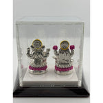 Silver 99.9% pure Laxmi Ganesh Idol (S040) - Idol
