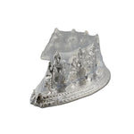 Silver Ashta Lakshmi Idol: Hindu Goddess Statue with Sanskrit Mantra