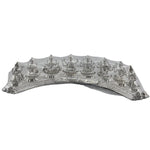 Silver Ashta Lakshmi Idol: Hindu Goddess Statue with Sanskrit Mantra