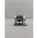 Silver Cow & Calf Idol 50gm – Sacred Gomata Murti