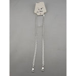 Silver Curb Link Bracelet 925 – Flat Chain | 4mm - Bracelets