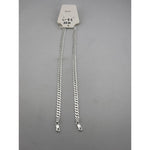 Silver Curb Link Bracelet 925 – Flat Chain