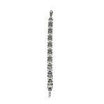 Silver Designer Link Bracelet 925 – Stone Studded Chain