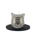 Silver Filigree Glass Candle Holder (59g) - 999 Pure Silver – view 4