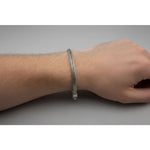 Silver Flat Wheat Link Bracelet 925 – Multi – Strand Spiga Chain | Sleek Finish | 9 Inch