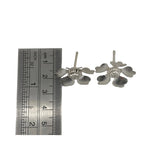Silver Flower Pooja Piece Set of 2 Handcrafted (4.30g) – view 3