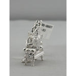 Silver Ganesh Lakshmi Idol 21gm – Spiritual Ganesh Lakshmi Murti for Temple Decor & Festivals