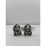 Silver Ganesh Lakshmi Idol 50gm – Spiritual Ganesh Lakshmi Murti for Temple Decor & Festivals