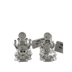 Silver Ganesh Lakshmi Idol Set 100gm solid