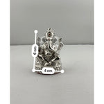 Silver Ganesha Idol 22gm – Divine Ganpati Murti for Home Mandir & Gifting