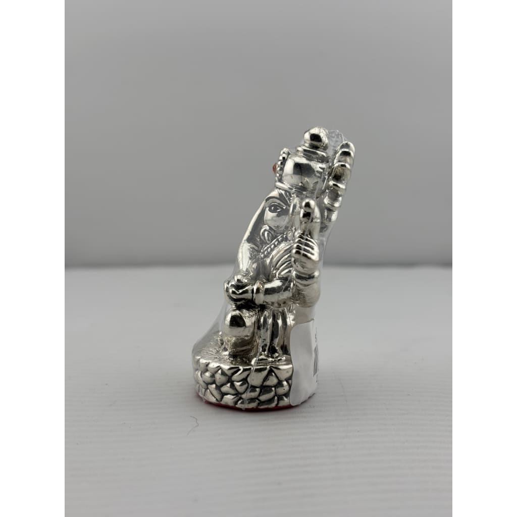 Silver Ganesha Idol 22gm – Divine Ganpati Murti for Home Mandir & Gifting