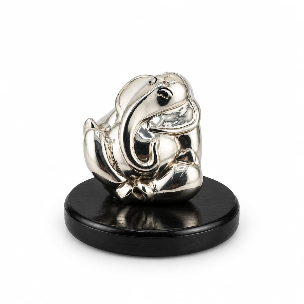 Silver Ganesha Idol (35g) - 999 Pure Silver