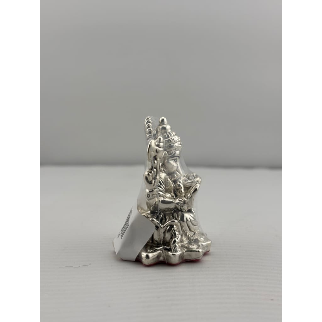Silver Ganesha Idol Design 4 16gm – Divine Ganpati Murti for Home Mandir & Gifting