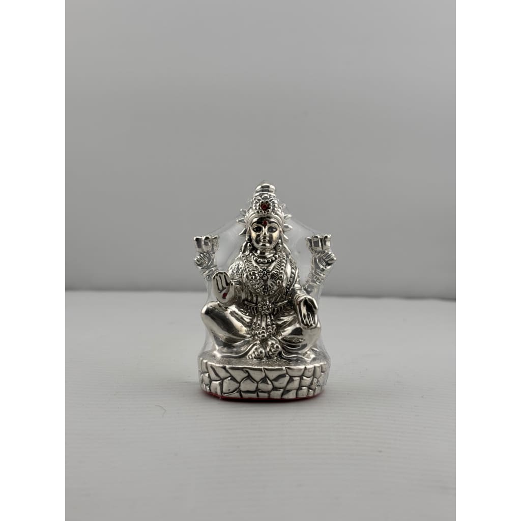 Silver Goddess Lakshmi Idol 22gm – Divine Laxmi Murti for Home Mandir & Gifting