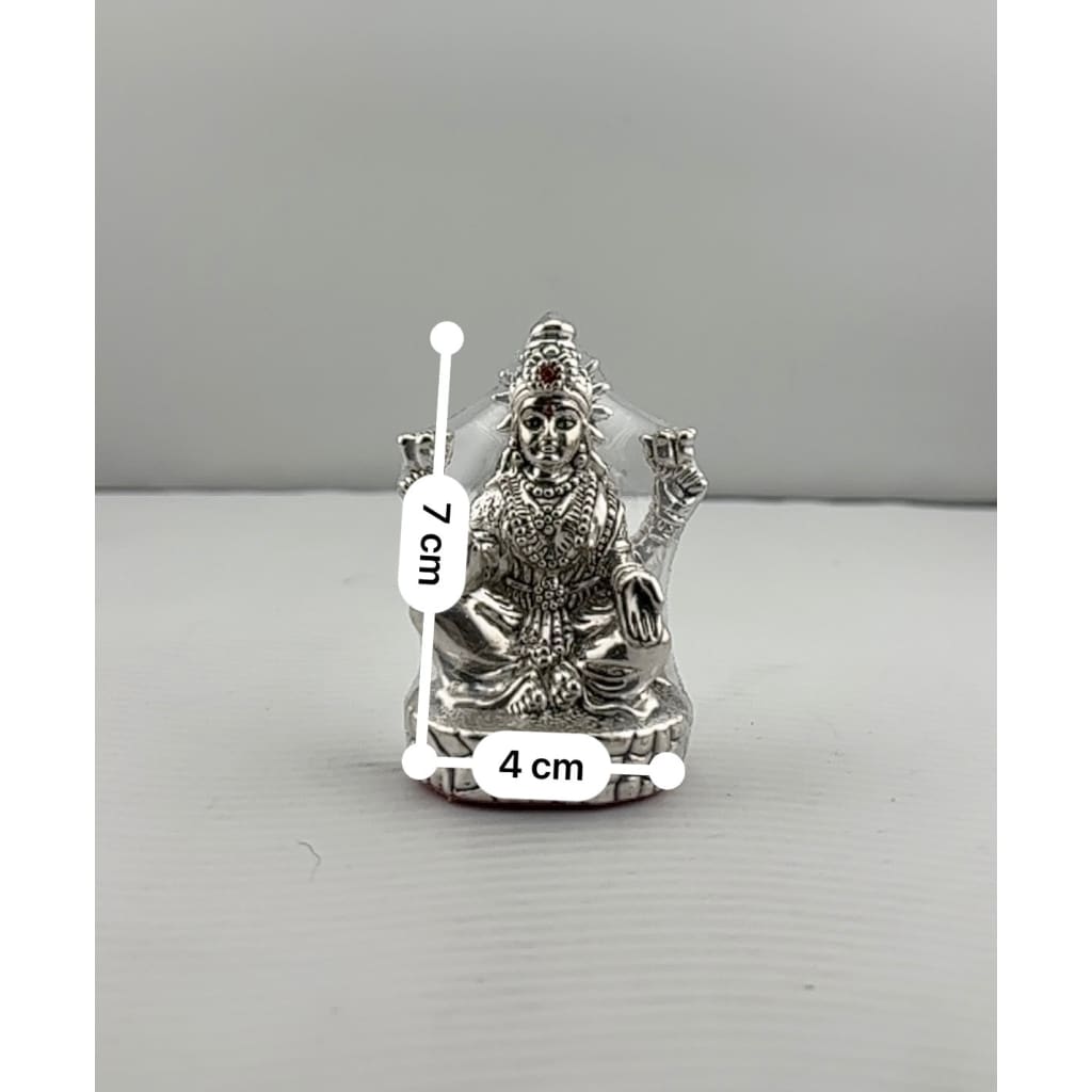 Silver Goddess Lakshmi Idol 22gm – Divine Laxmi Murti for Home Mandir & Gifting