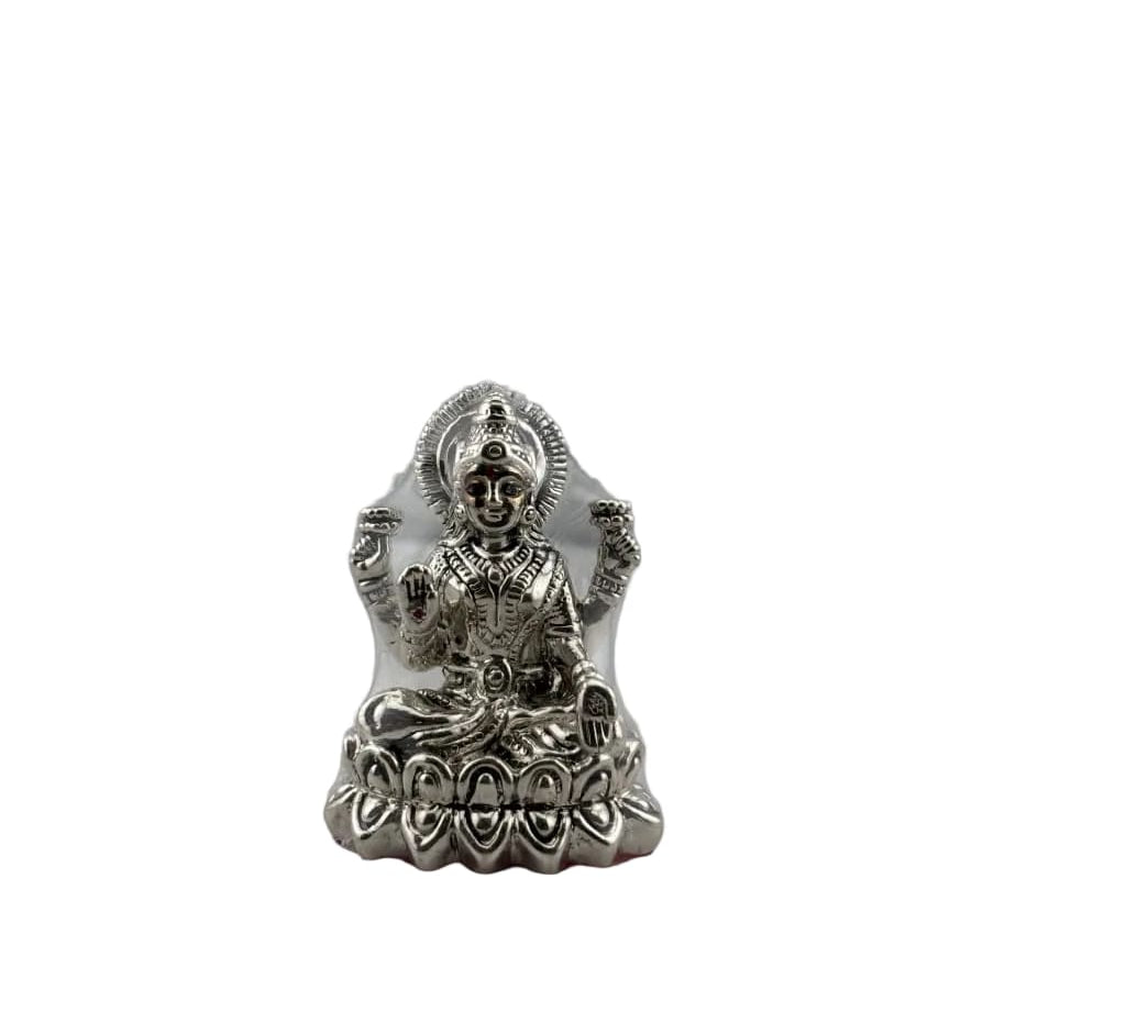 Silver Goddess Lakshmi Idol Design 4 23gm – Divine Laxmi