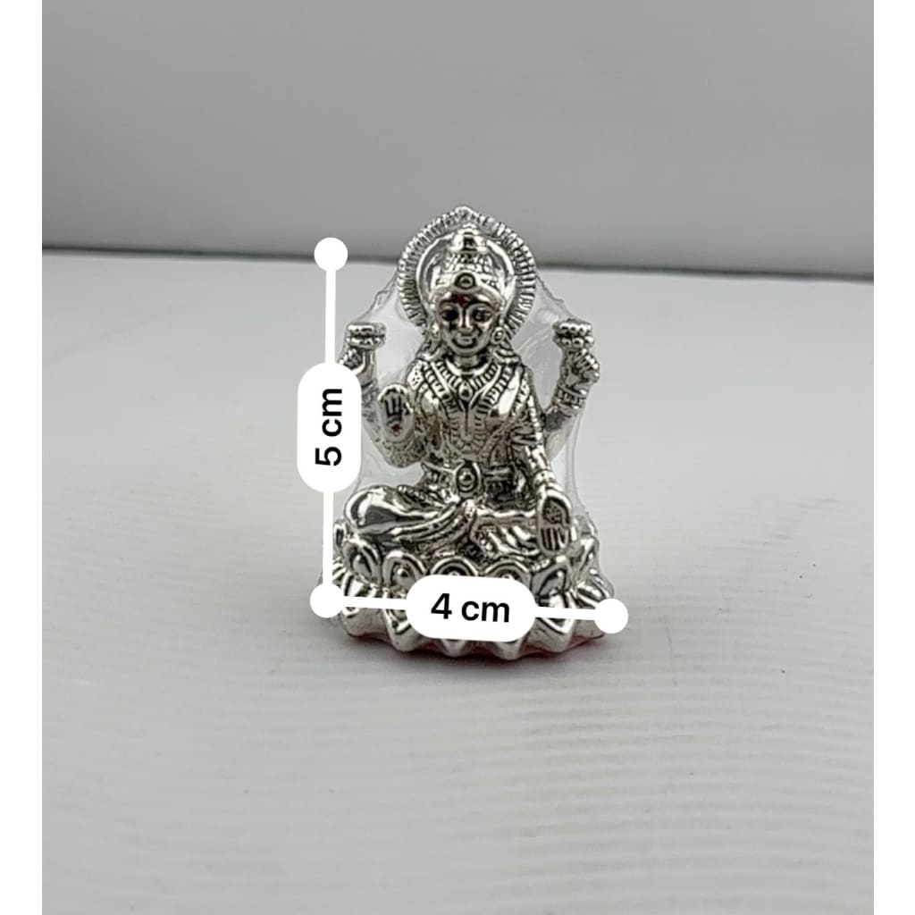 Silver Goddess Lakshmi Idol Design 4 23gm – Divine Laxmi Murti for Home Mandir & Gifting