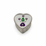 Silver Heart Box Studded Handcrafted (14g) – view 2