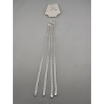Silver Japanese Curb Link Bracelet 925 – Flat Chain