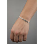 Silver Japanese Curb Link Bracelet 925 – Flat Chain