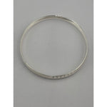 Silver Kada with Knurled Segments & Raised Dot Panels – view 3