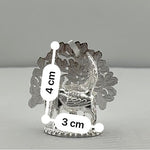 Silver Kamadhenu Idol 30gm – Sacred Wish – Fulfilling Cow Murti for Pooja